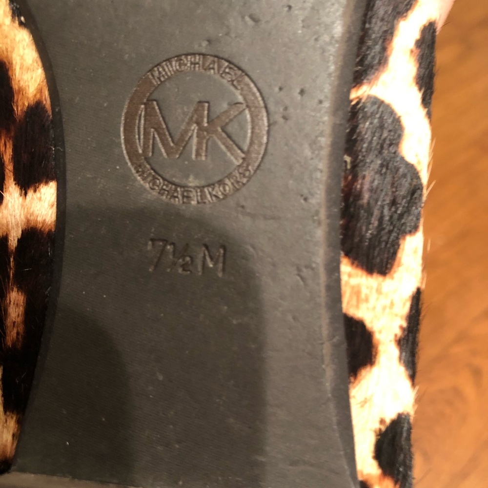 Michael Kors leopard print flats